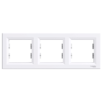 Рамка 3-місна Білий Asfora Schneider Electric, EPH5800321