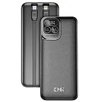 Power Bank King Power KPG-501 50000mah 22.5W QC3.0 LED 2 in 1 black EU, фото 3