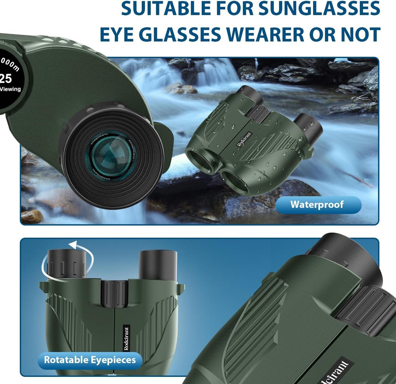 Бінокль 20×25 HD Compact — максимальне наближення у міні-форматі, фото 1