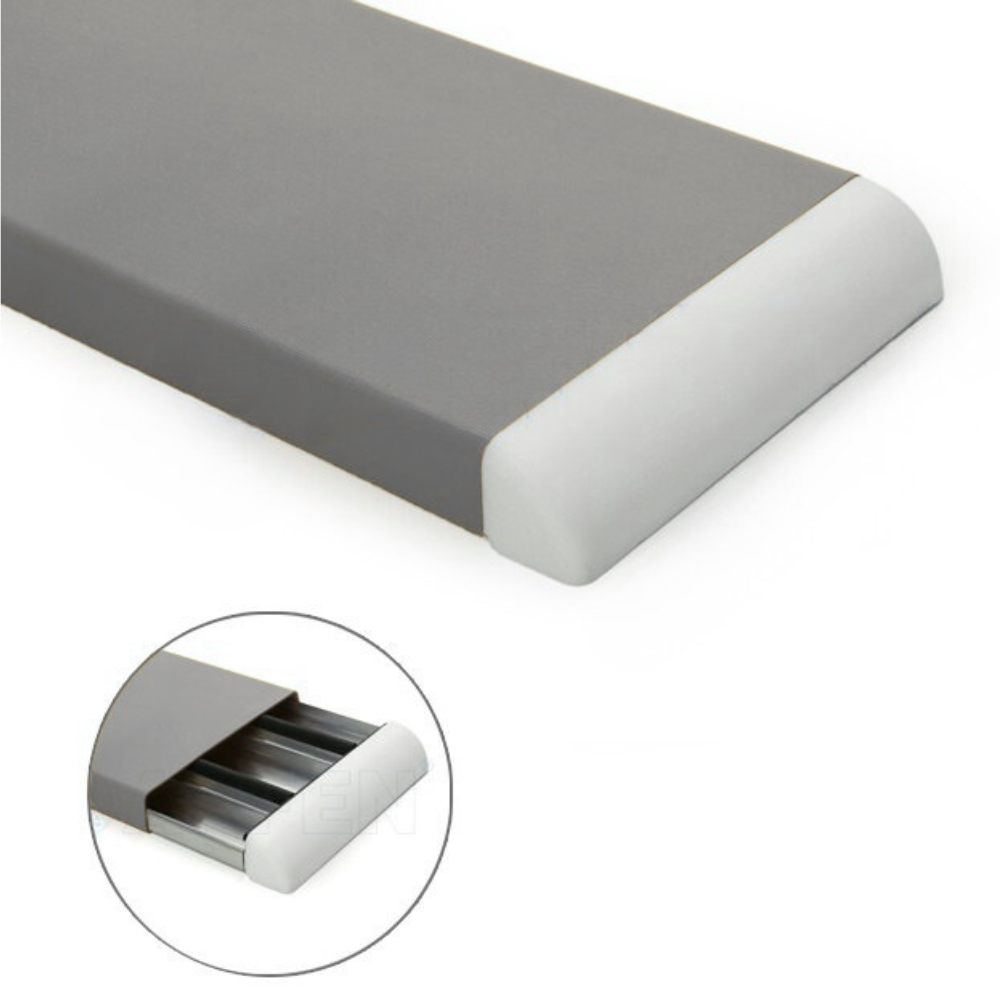 Відбійник-дошка WG 200 (Туреччина), світло-сірий колір, кратно 4 м.п.