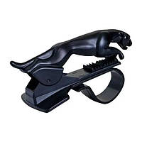 Автомобільний тримач для телефону з ягуаром JAGUAR ЧОРНИЙ з поворотом на 360 градусів