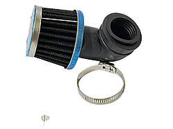 Фільтр нульового опору кутовий 90° d28–32 мм (з перехідником) d34–40 мм (без) (нульовик)