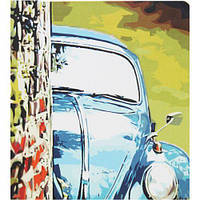 Картина за номерами для дітей комплект з натурального полотна та фарбами Optimus