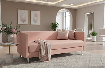 Як вибрати диван для салону краси: матеріали, кольори та розміри