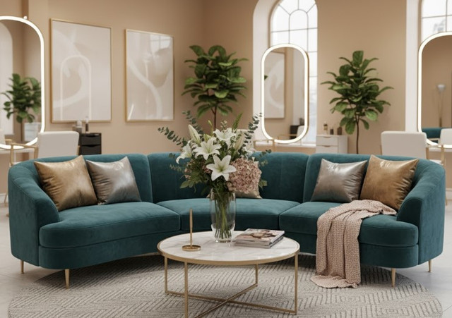 Диван у салоні краси