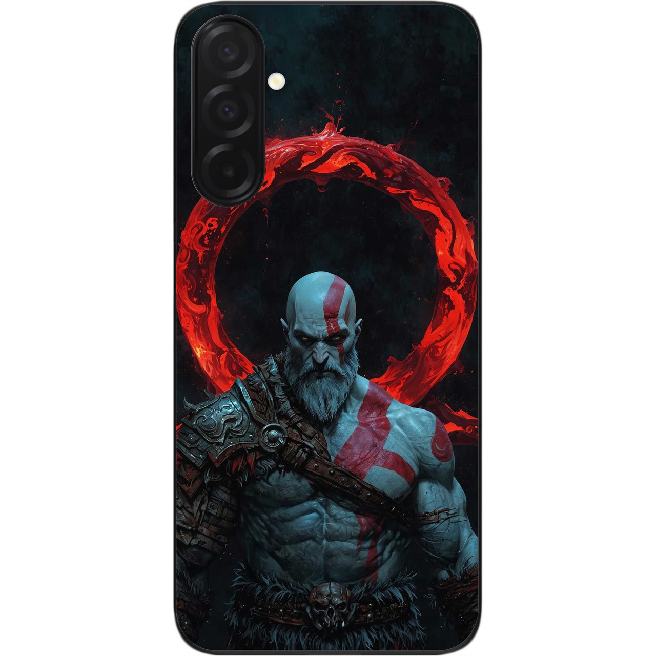Чехол силиконовый Case для Samsung Galaxy A57  с принтом God of War Клеймо судьбы