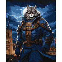 Дитяча іграшка малювання за номерами комплект з акриловими фарбами і пензлями Пильний погляд