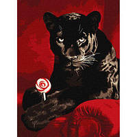 Картина за номерами солодкий погляд набір для малювання з акриловими фарбами 30х40 см