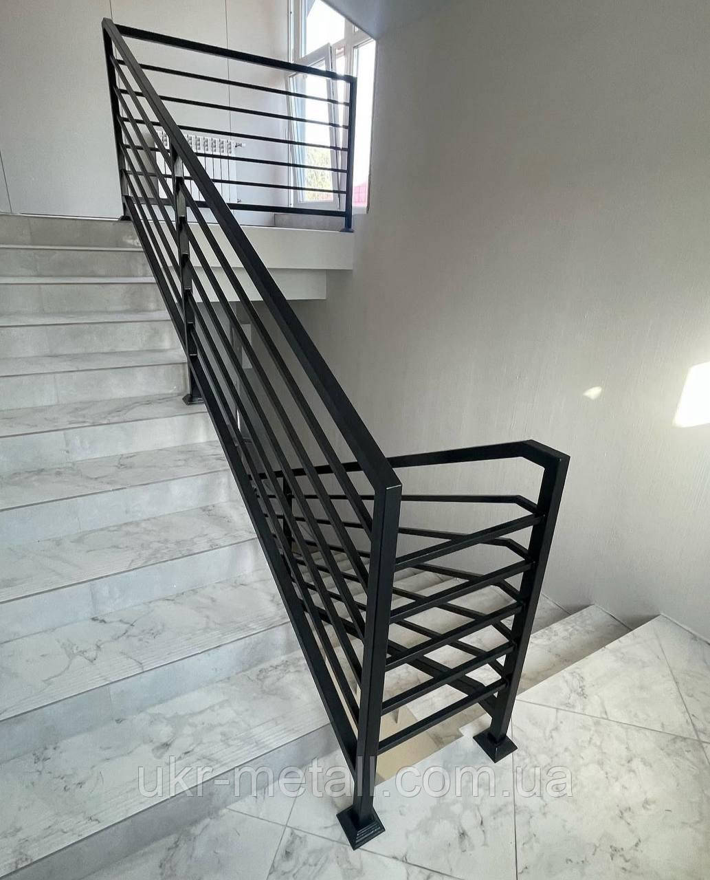 Зварні перила в стилі Лофт, фото 1