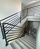 Зварні перила в стилі Лофт, фото 4