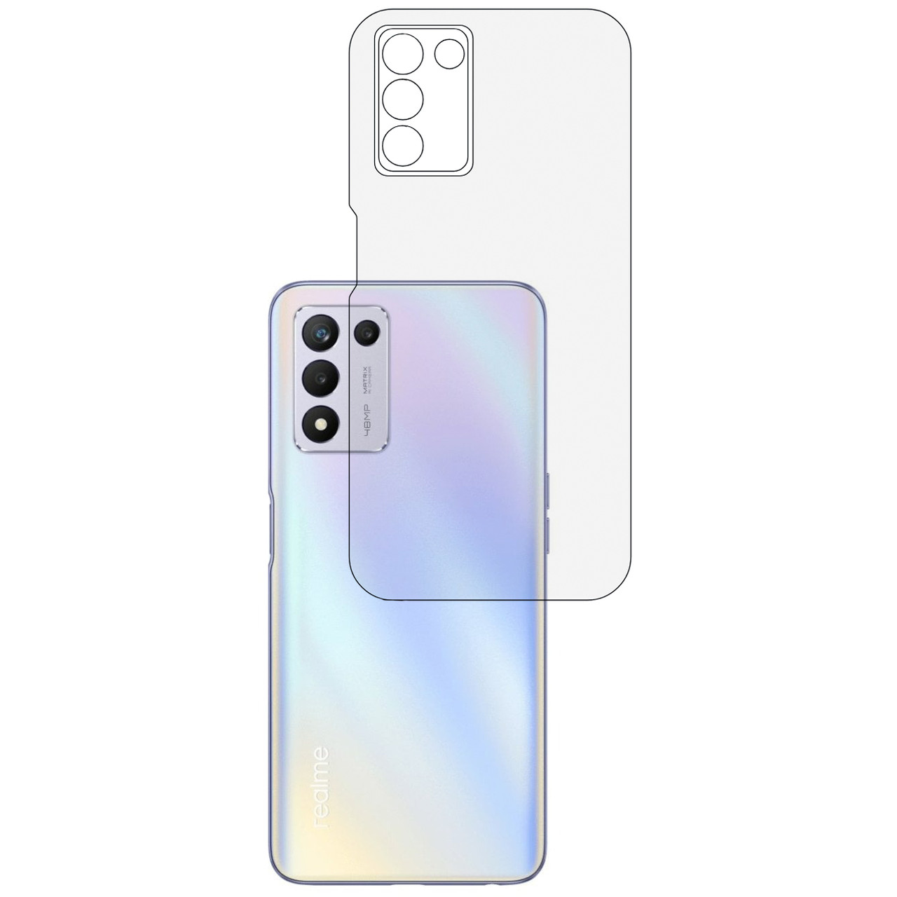 Плівка на задню панель Mietubl HD для Realme Q3s, фото 1