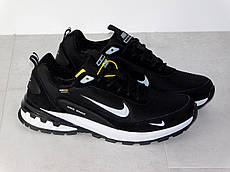 Чоловічі термо кросівки чорні з білим 44р