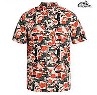 Брендова чоловіча сорочка Helikon Tactical Hawaiian Short Sleeve Cassino стильна зручна новинка