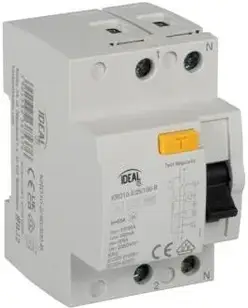 Вимикач диференційний Kanlux 2P Krd10-2/25/100-B білий 38533