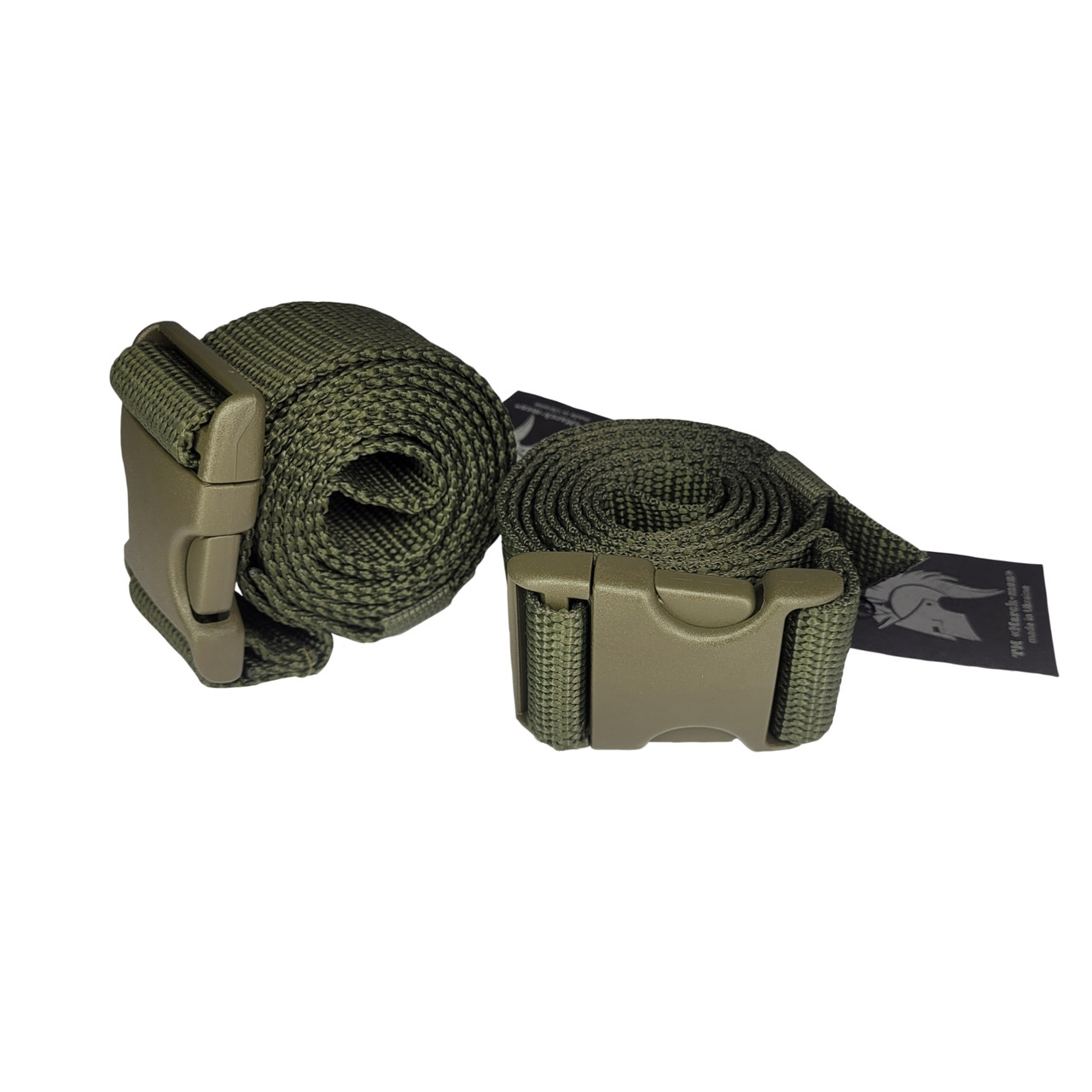 Поясний ремінь MARCK-MEN. Ремінь для штанів з регулюванням довжини.  Хакі, ХL, фото 1