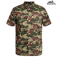 Брендова чоловіча сорочка Helikon Tactical Hawaiian Brushstroke Camo стильна тактична новинка