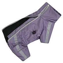 Комбінезон - дощовик фліс 35 см (об'єм до 51см) Спорт лаванда розмір 6 для собак