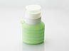 Флакон силіконовий складний. Колір салатовий 130х50мм(85х50мм), фото 3
