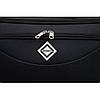 Дорожня тканинна валіза на колесах Bonro Tourist маленька (невелика) S чорна з висувною ручкою і кодовим замком, фото 8