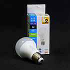 Акумуляторна LED лампочка E27, 9W, 6500K, KES 222 / Світлодіодна лампочка в патрон, фото 6