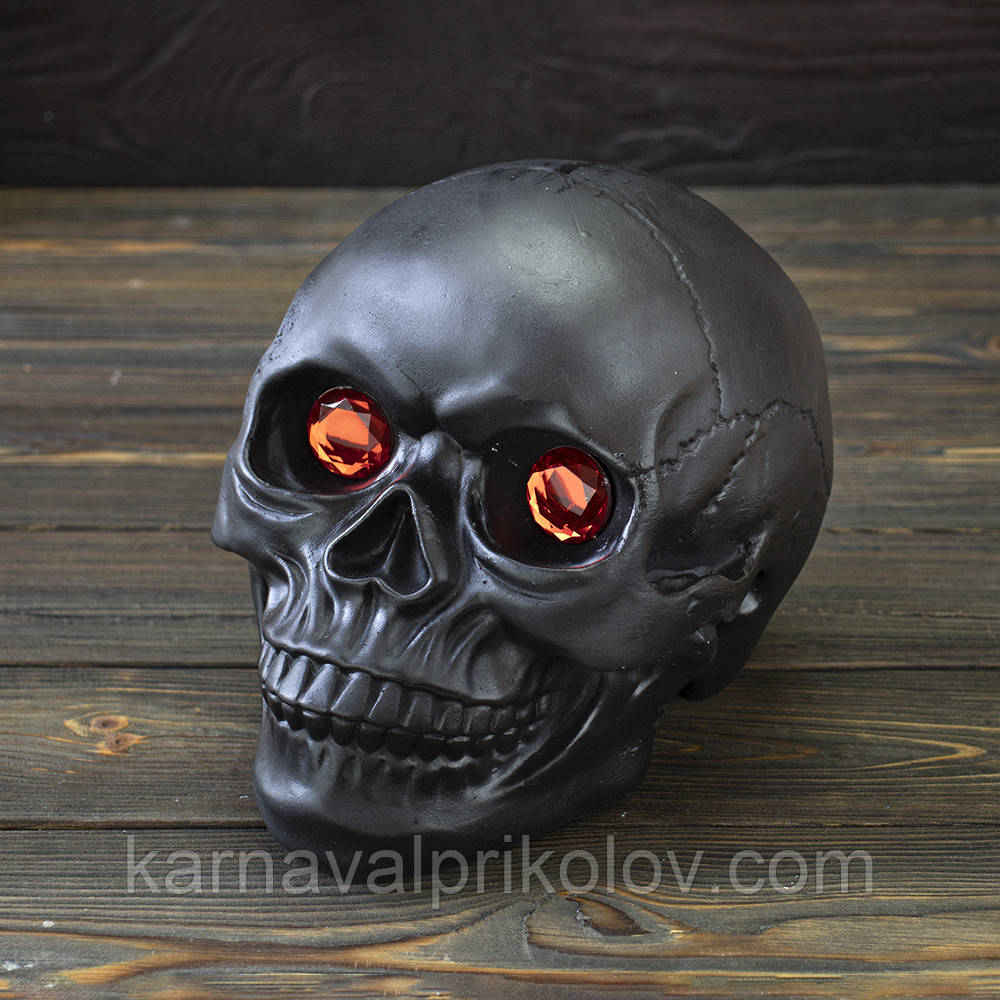 Череп скарбничка Містік М 13789 (чорний)