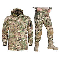 Брендовий чоловічий комплект формованого одягу HAN WILD М88 мультикам тактичний з капюшоном новий