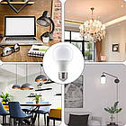 Акумуляторна LED лампочка E27, 9W, 6500K, KES 222 / Світлодіодна лампочка в патрон, фото 2