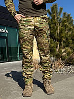 Брендові тактичні штани TWILL Kayman Мультикам із посиленими зонами для військових і охорони новинка