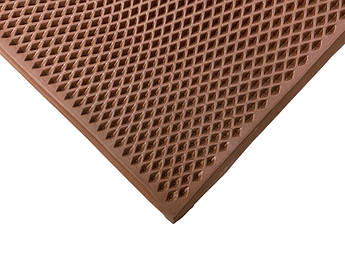 Лист EVA матеріал для автокилимів РОМБ 100х150х1 см Коричневий