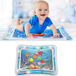 Ігровий водний килимок для малюків 68х50см / Дитячий ігровий килимок / Дитячий килимок / Надувний килимок для дітей