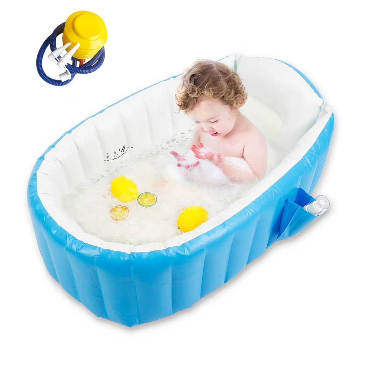 Дитяча надувна ванна Inflatable Baby Bath 98x64см, фото 1