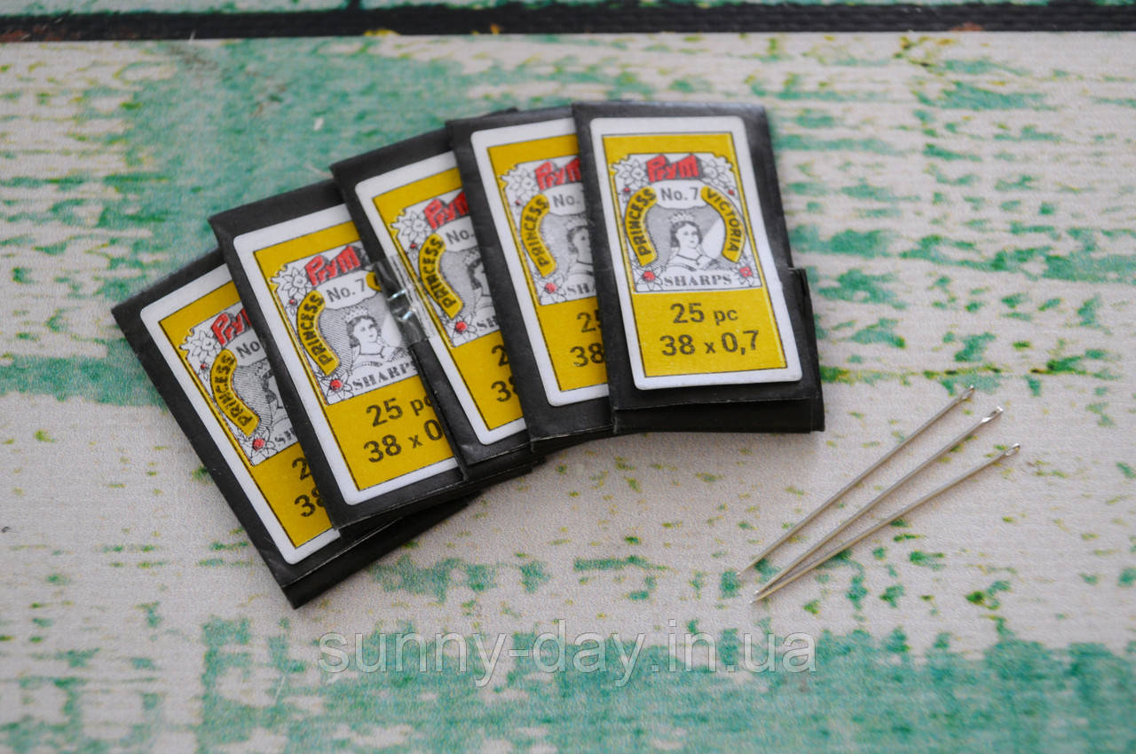 Голки швейні ручні №7 PRYM (гострі, стандартне вушко), фото 1