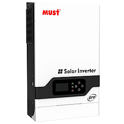 Гібридний інвертор MUST PV18-5248PRO 5.2кВт 80А / Сонячний інвертор / Багаторежимний перетворювач енергії