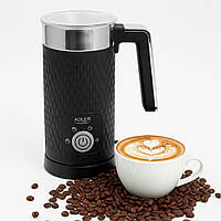 Спінювач молока - спінювання та підігрів Adler AD 4494 black - капучинатор