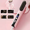 Гребінець 2в1 для волосся, 140-200°С / Електричний гребінець для волосся / Щітка для випрямлення волосся, фото 2