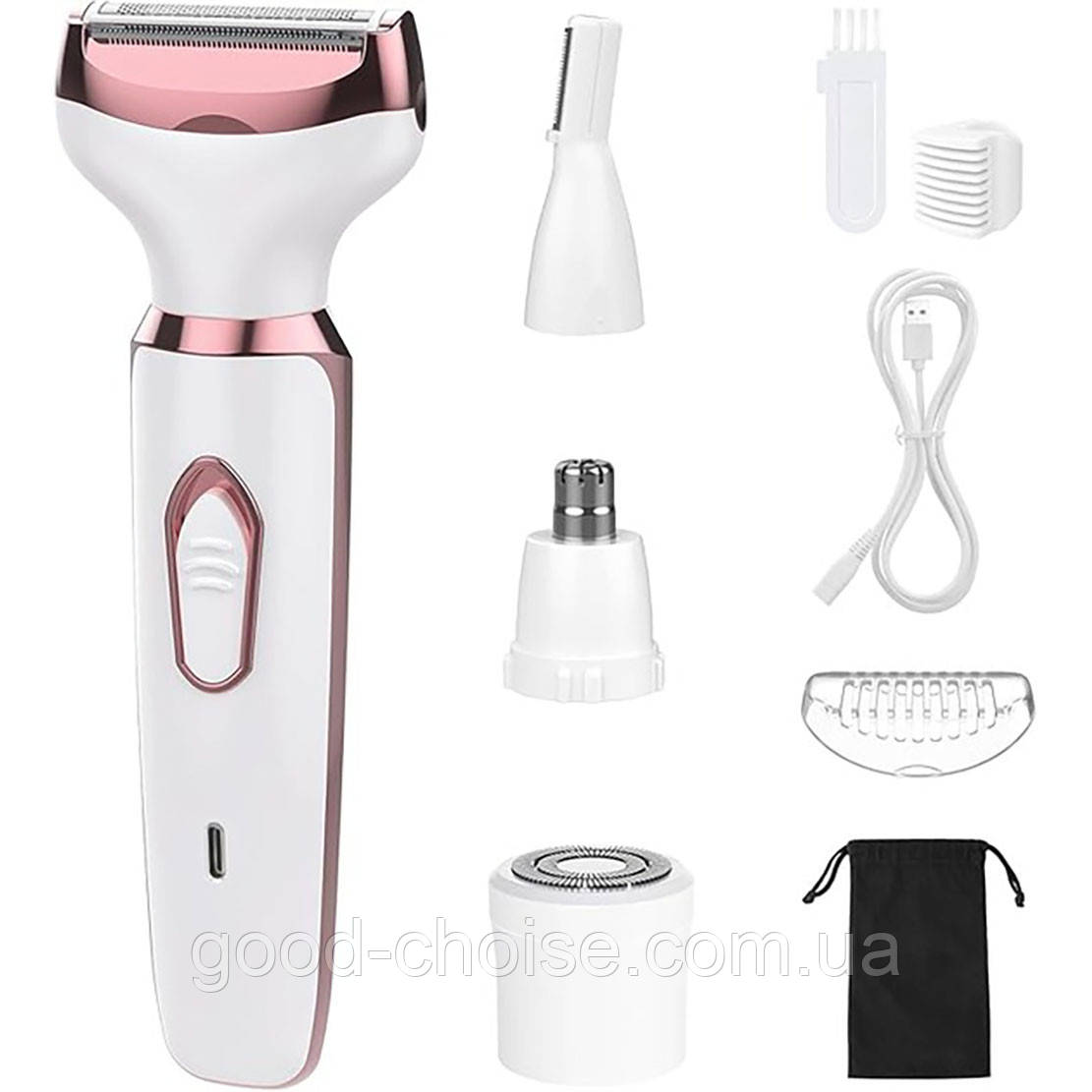 Епілятор жіночий акумуляторний MG-7711, 3 Вт / Депілятор для жінок / Електробритва для видалення волосся, фото 1