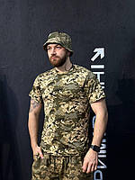 Брендова чоловіча футболка піксель Джерсі Military стильна літня зручна новинка мультикам