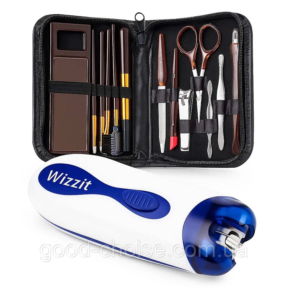 Wizzit: Епілятор + набір для макіяжу та манікюру (батарейки) / Жіночий епілятор для тіла, фото 1