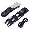 SURKER SK-779: USB стрижкова машинка з 4 насадками / Акумуляторний триммер для стрижки / Машинка для волосся, фото 7