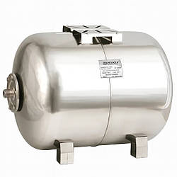 Горизонтальний гідробак з нержавіючої сталі NPO HT100 SS, 100 л / асширювальний бак
