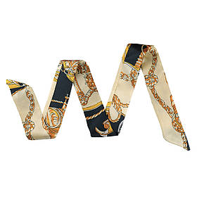 Хустинка-стрічка твіллі (85*4см) "Анкара"