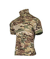 Брендова тактична сорочка UBACS Мультикам короткий рукав зручний для активного відпочинку новинка