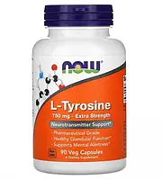 NOW Tyrosine 750 mg 90 капсул