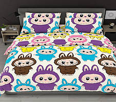 Постільна білизна полуторна Лабубу