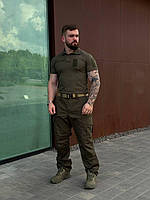 Брендовий комплект тактичного одягу Patriot Поло та Штани оливкові для активного відпочинку новий стильний зручний