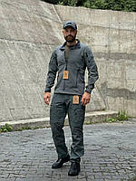Брендовий комплект YINREN 4.0 Grey тактичні штани з курткою сірі зручні для активного відпочинку