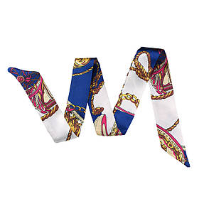 Хустинка-стрічка твіллі (85*4см) "Марсель"