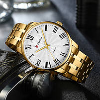 Curren 8422 Gold-White, фото 4