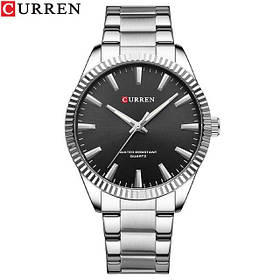 Curren 8425 Silver-Black