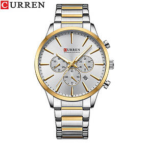 Curren 8435 Silver-Gold-Silver